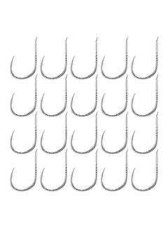 20-Piece Soft Bait Fishing Hooks Set