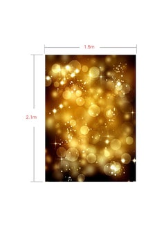 ANDOER Glitter Light Bokeh Spot Backdrop Photography Background Yellow/Brown  - Image 2