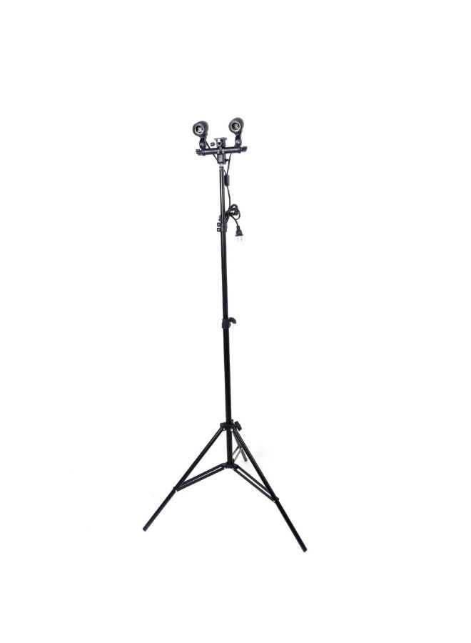 Generic Photography Studio Light Tripod Stand Black  - Image 2