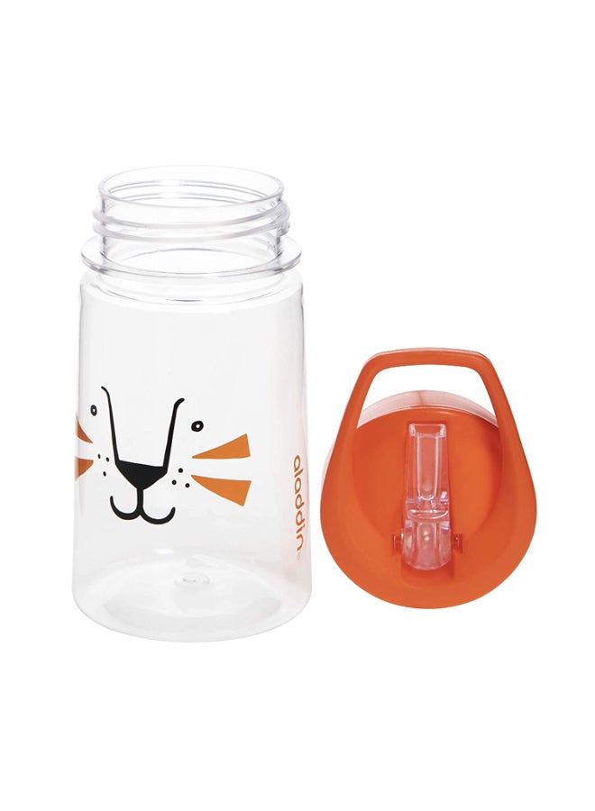 علاء الدين زجاجة مياه مزودة بجزء يفتح لأعلى عند الاستخدام بتصميم أسد 0.43لترات - Image 2