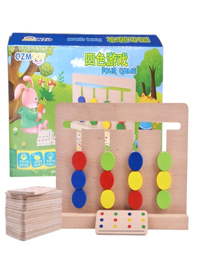 بيوينتي لعبة مبتكرة للتعرف على الألوان مزودة بأربع ألعاب 26.2x18x5سم - Image 1