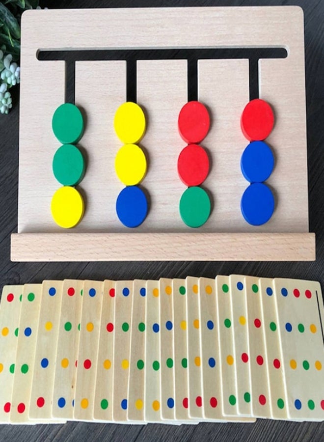 بيوينتي لعبة مبتكرة للتعرف على الألوان مزودة بأربع ألعاب 26.2x18x5سم - Image 2