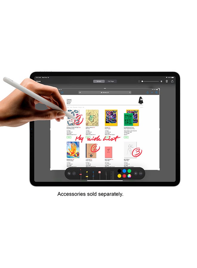 iPad Pro 2020 (2nd Generation) With Facetime 11-inch, 1TB, Wi-Fi, Space Grey - KSA Specs