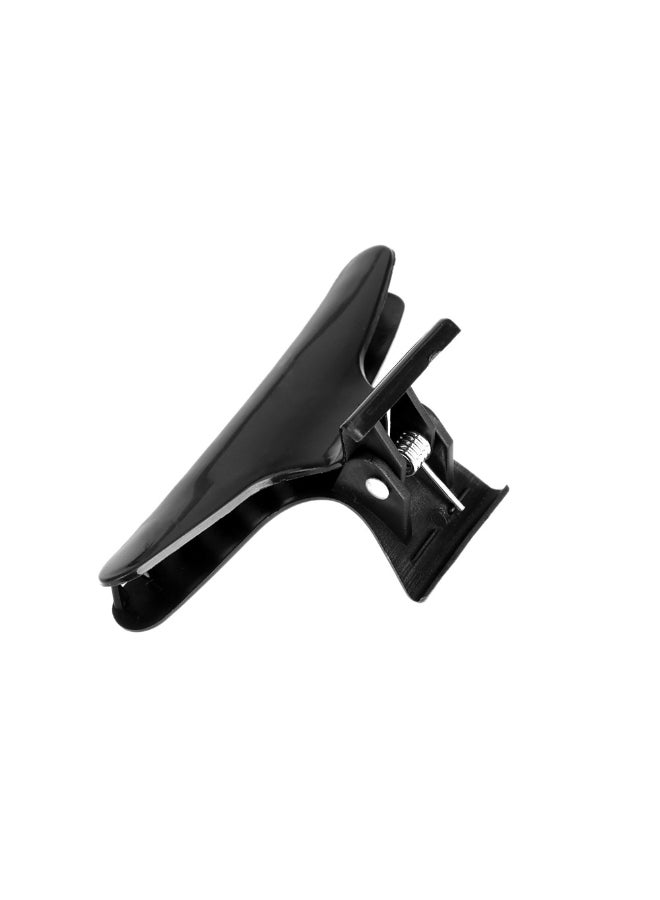 12-Piece Plastic Fashion Butterfly Hair Claw Section Clip Black One Size - Image 2