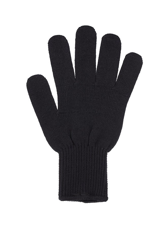 ماركة غير محددة قفاز احترافي لتصفيف الشعر مقاوم للحرارة أسود One Size  - Image 1