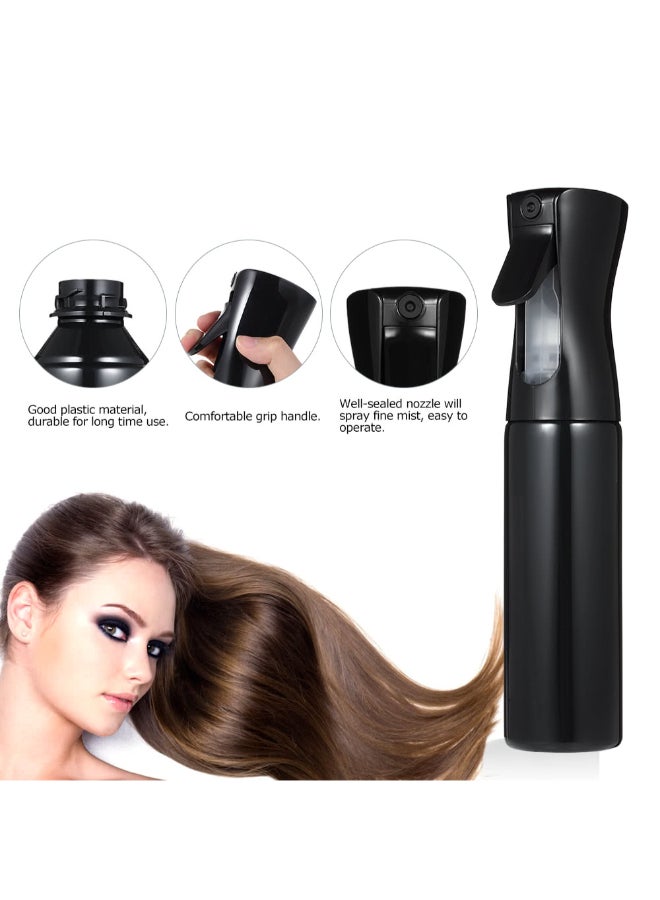 Salon Hairdressing Bottle Sprayer Black 300ml - Image 3