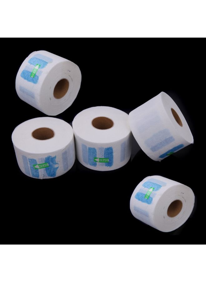Generic 5-Piece Disposable Hairdressing Neck Covering Paper Towel White One Size - Image 3