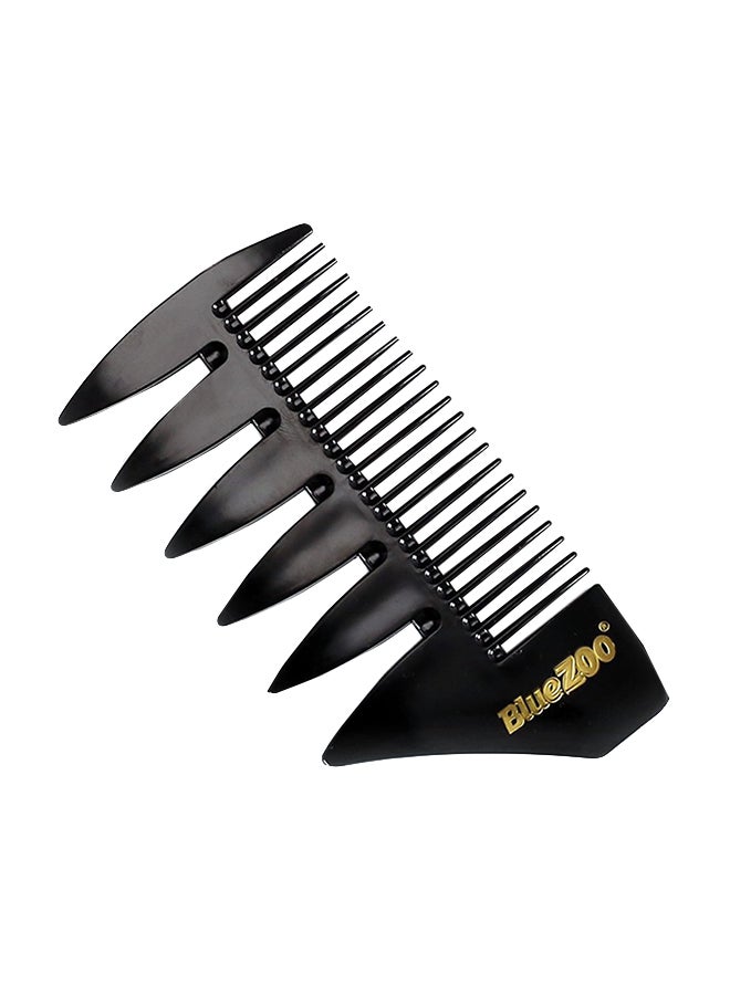 Bluezoo 2-In-1 Hair Styling Comb Black One Size - Image 1