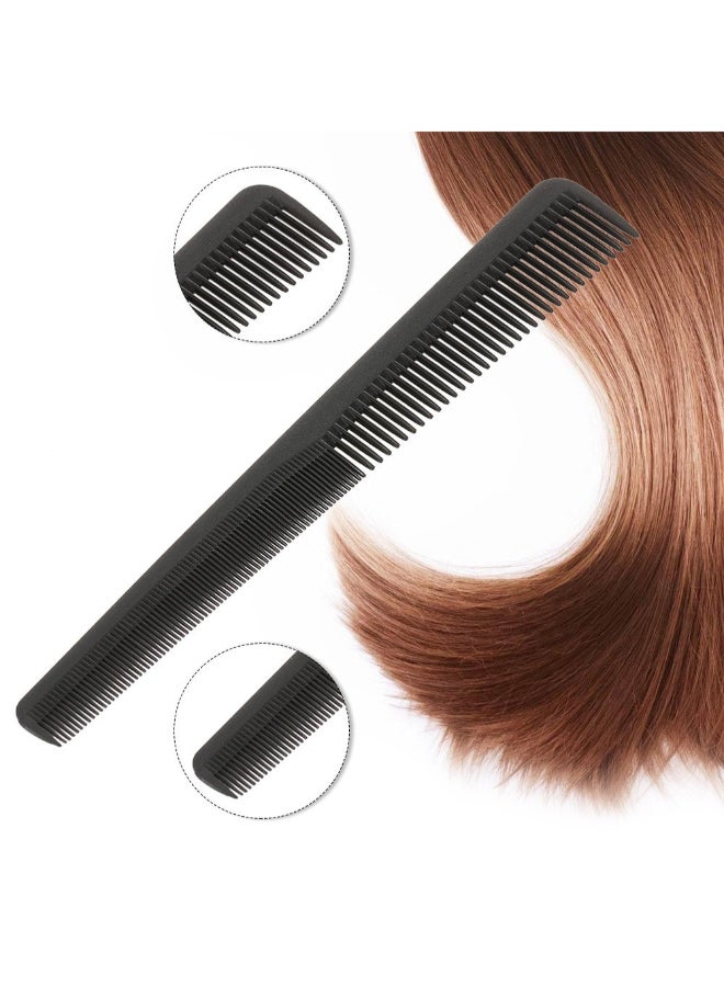Plastic Fine Tooth Hair Styling Comb Black One Size - Image 2