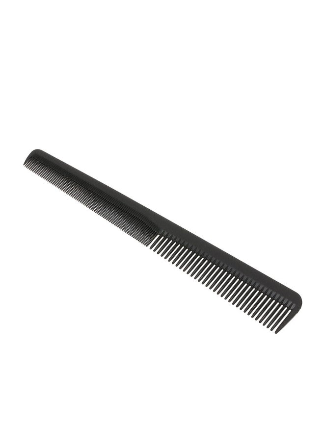 Plastic Fine Tooth Hair Styling Comb Black One Size - Image 4