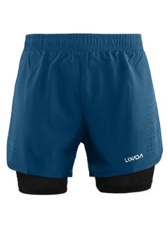 2-In-1 Breathable Running Shorts L