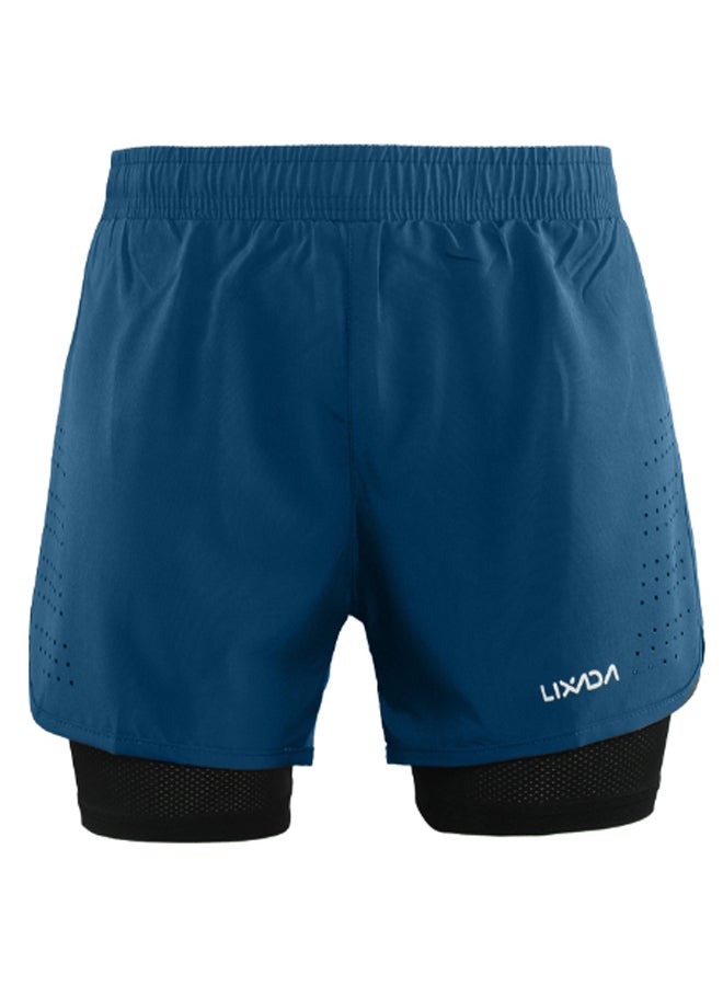 LIXADA - 2-In-1 Breathable Running Shorts L - Image 1