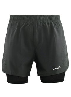 2-In-1 Breathable Running Shorts L