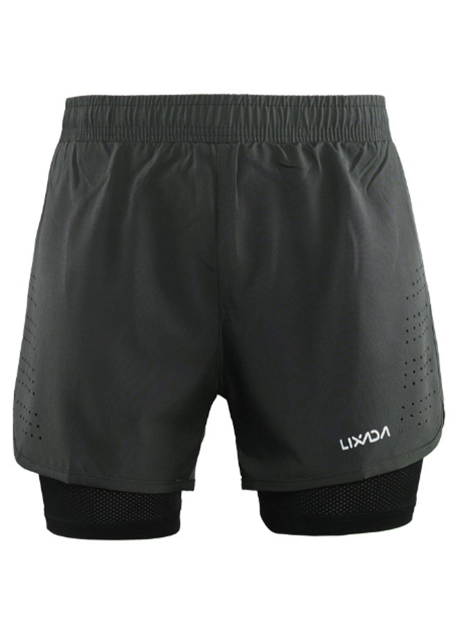 LIXADA - 2-In-1 Breathable Running Shorts L - Image 1