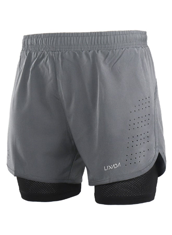 LIXADA 2-In-1 Breathable Running Shorts S  - Image 1