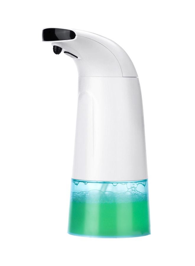 موزع صابون يعمل بالأشعة تحت الحمراء أبيض/ شفاف 21x9x13سم - Image 1