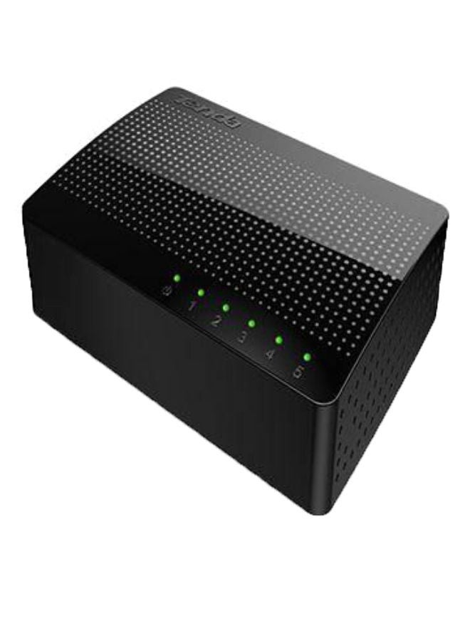 Tenda - SG105 5-port Gigabit Ethernet Desktop Switch Black - Image 1