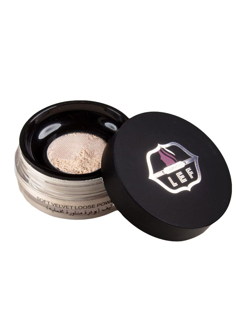 LEF Soft Velvet Loose Face Powder 01 Tramslucemt - Image 1
