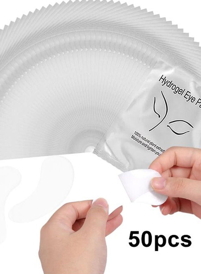 Generic Pair Of 50 Eyelash Pad White  - Image 2