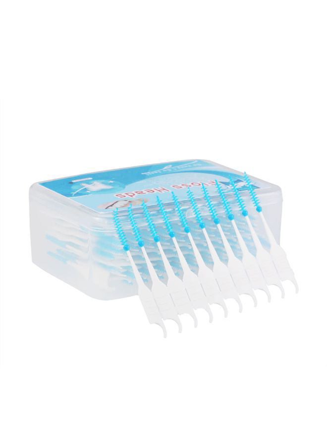 Generic 200-Piece Interdental Brush White/Blue  - Image 4