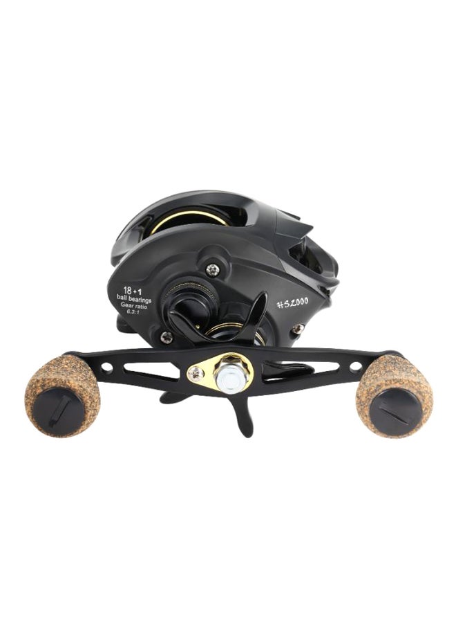 EXBERT Bearings Baitcasting Fishing Reel With Deep Shallow Spool 0.318kg - Image 2