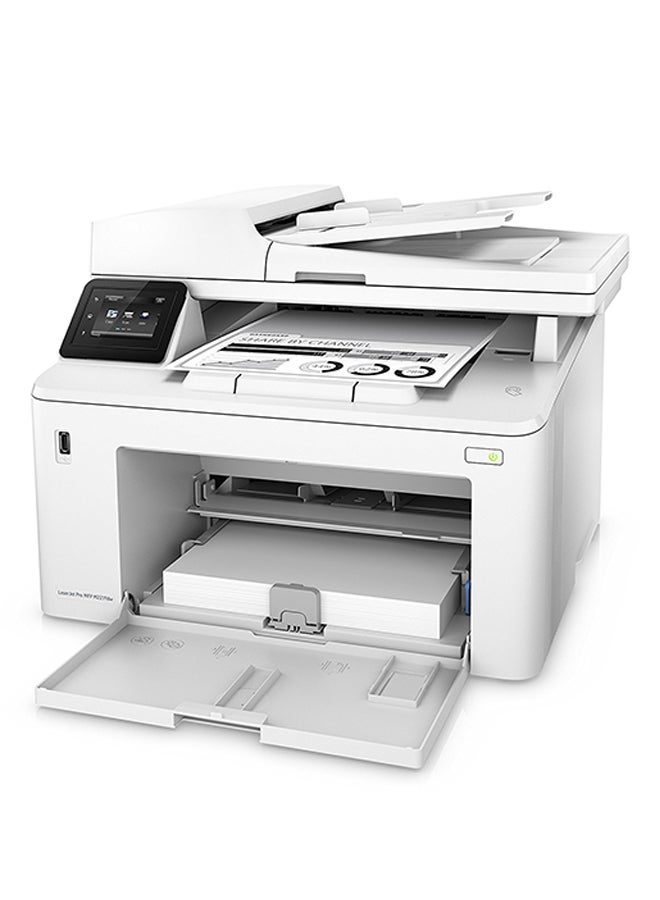 HP طابعة ليزر جيت برو MFP M227fdw متعددة الوظائف وأحادية اللون بتصميم لاسلكي طراز G3Q75A أبيض - Image 3