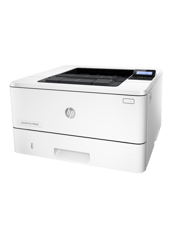 HP - LaserJet Pro M402n Monochrome Wireless Laser Printer - C5F93A White - Image 1