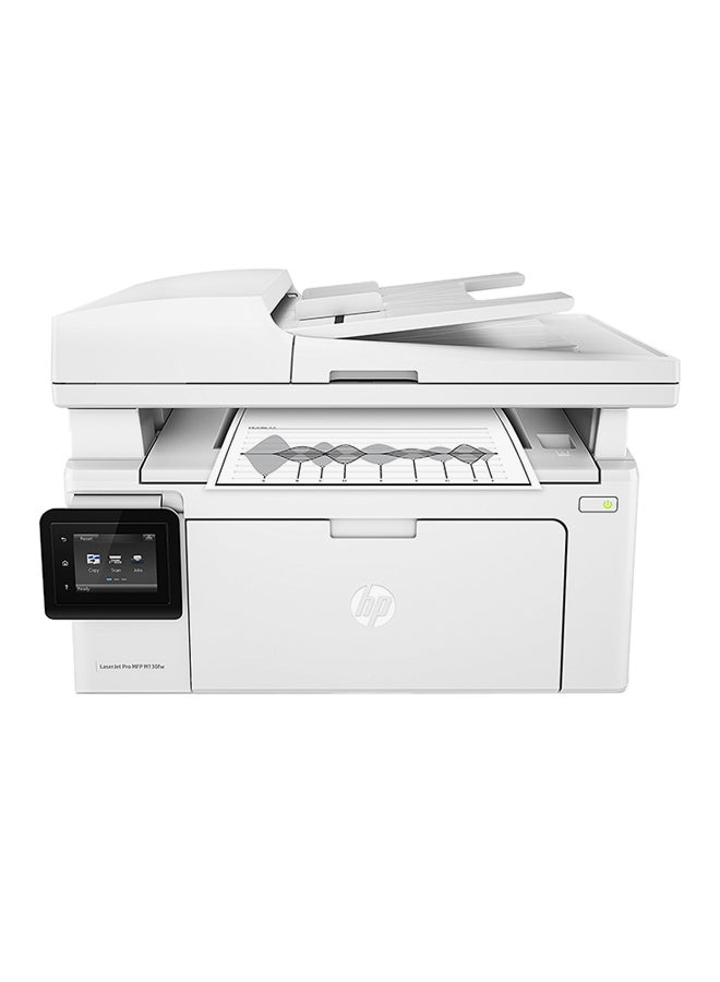 HP - LaserJet Pro MFP M130fw Monochrome  Printer With Wireless Capability,G3Q60A White - Image 1