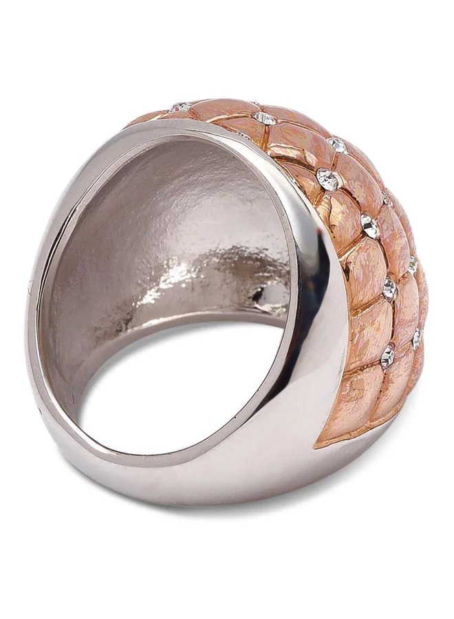 GUESS Stainless Steel Studded Ring