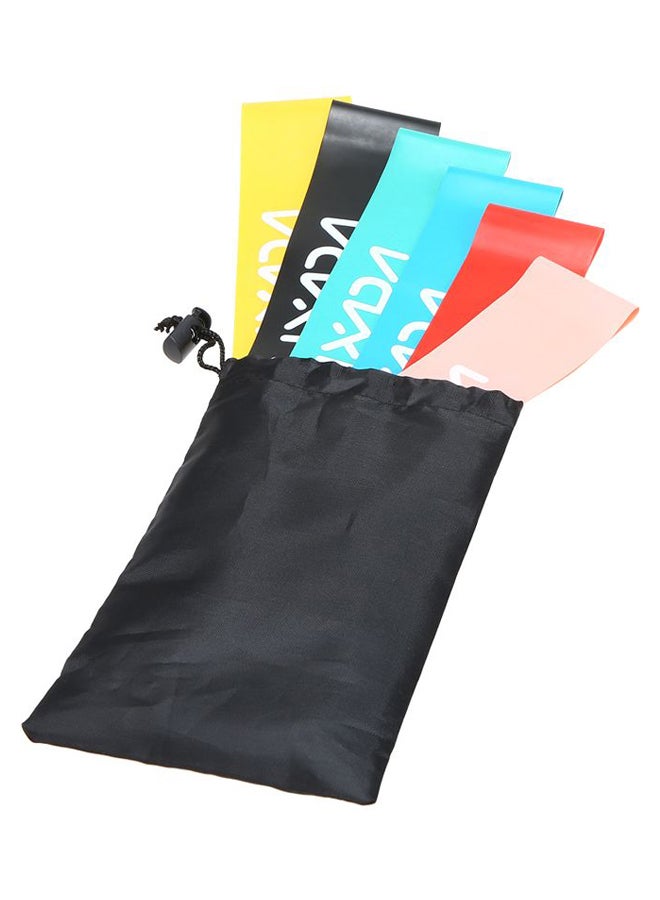 LIXADA 6-Piece Exercise Resistance Elastic Loop Band Set  - Image 2