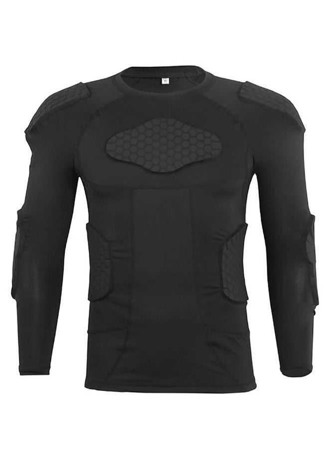 Generic Multiple Pad Protective Compression Shirt For Baseball Sport XL  - Image 1
