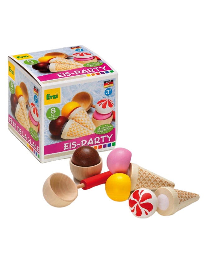 Erzi 8-Piece Assortment Ice-Cream Party Playset - Image 1