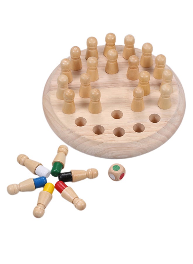 Wooden Memory Stick Chess Game - Image 1