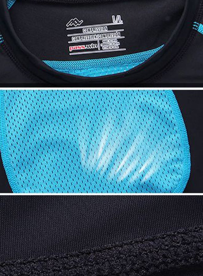 Generic 2-Piece Fitness Gym Sports Protective Shirt And Pant Set XXXL  - Image 3