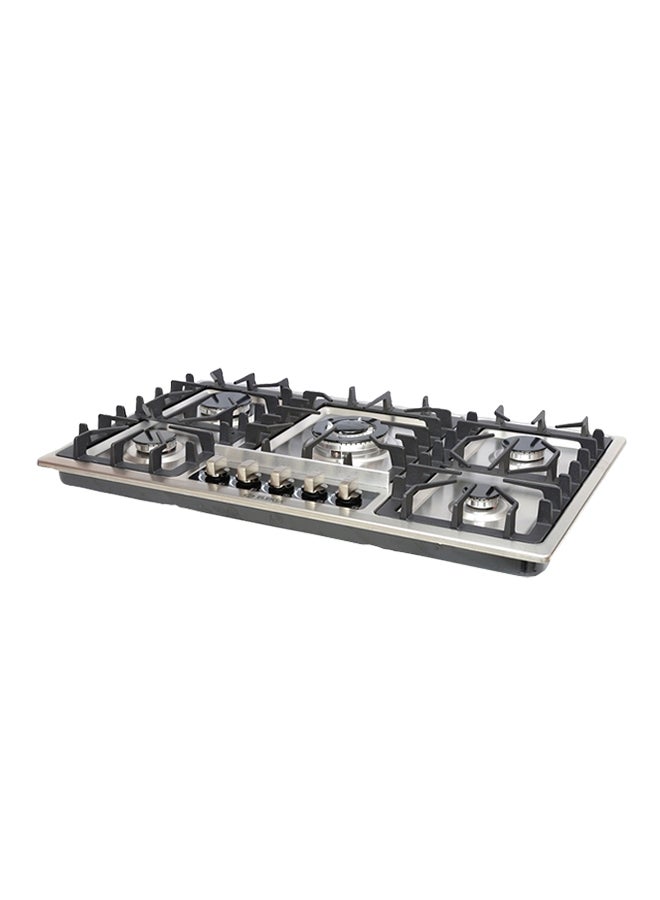 ELEKTA - 5-Burner Stainless Steel Gas Stove EGC-B505SSMKII Silver/Black - Image 1