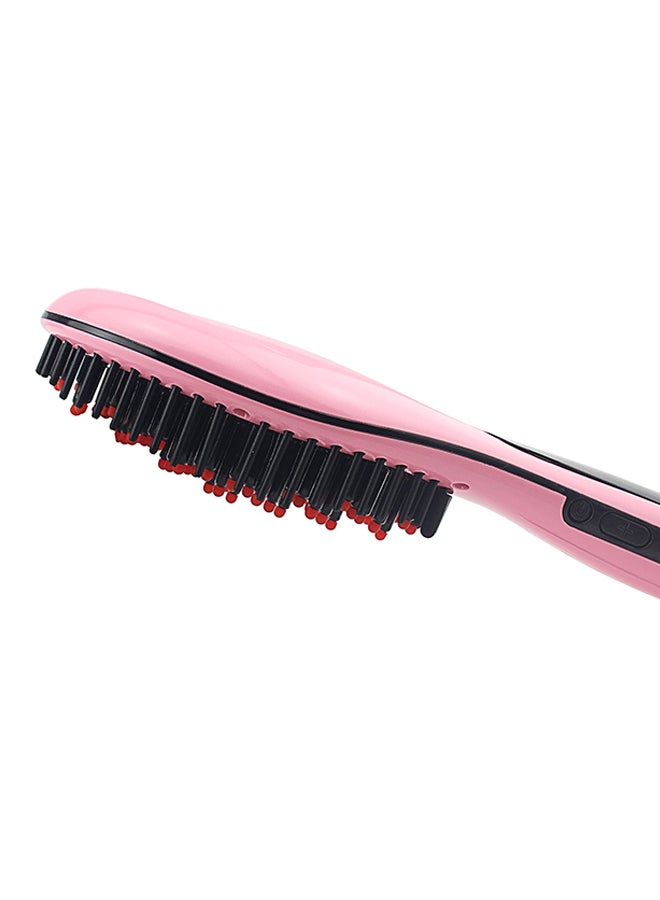 Skylight Hair Straightener Brush With LCD display Pink/Black - Image 3