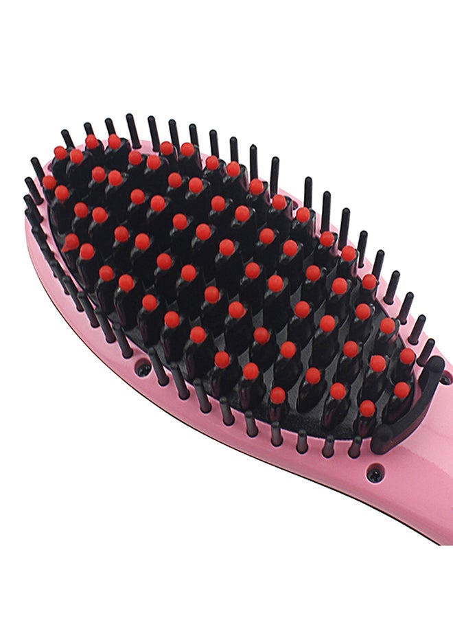Skylight Hair Straightener Brush With LCD display Pink/Black - Image 2