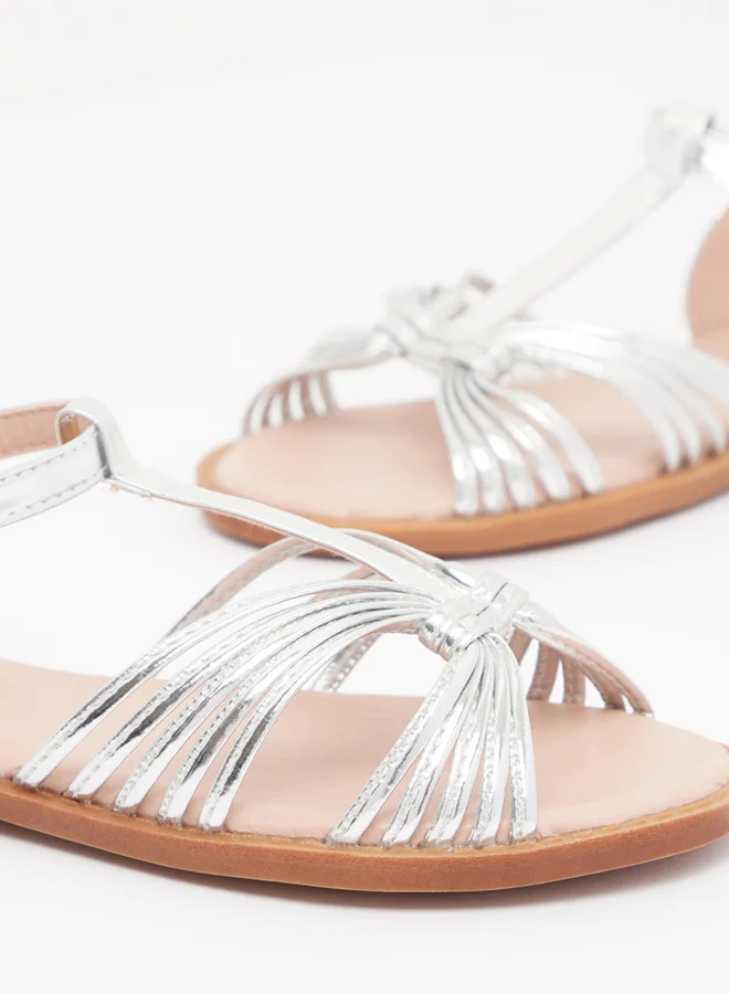 shoexpress Flat Sandals Silver