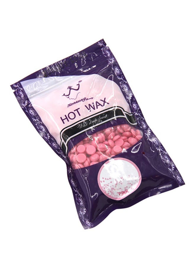 Konsung Beauty - Hair Removal Hot Wax Beans Pink - Image 1