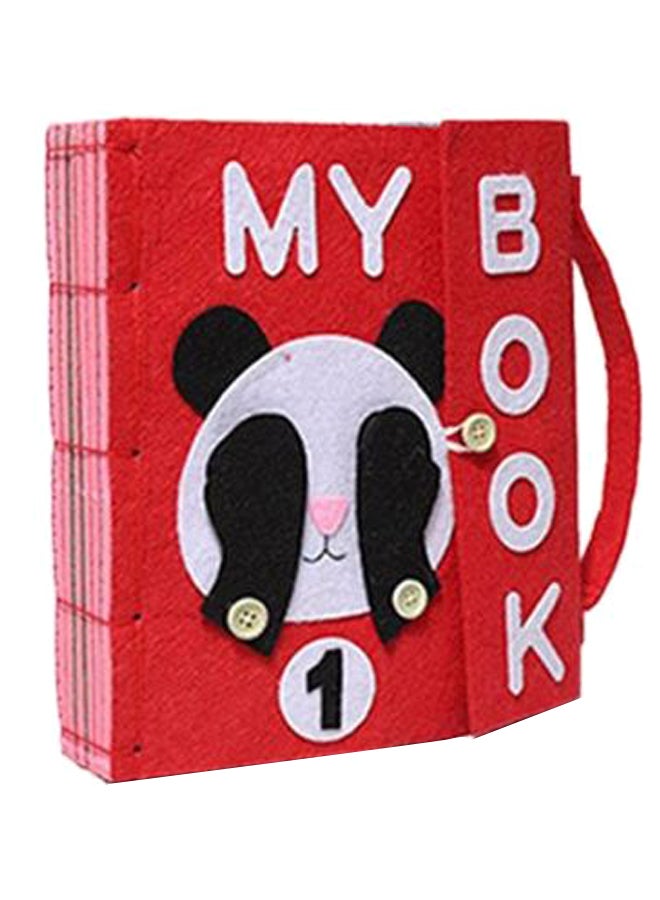 بيوينتي كتاب يدوي لتنمية الذكاء بتصميم باندا ثلاثي الأبعاد 24x22x5سم - Image 1