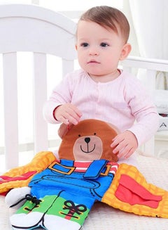 Beauenty Dress Up Bear Zipper Button Book  - Image 2