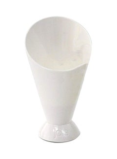 MSC International French Fry Cone And Dipping Cup White 4x6.5x3.8inch  - Image 1