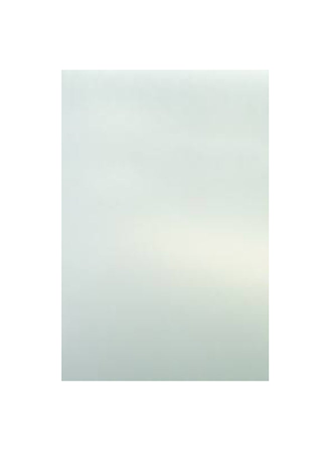 آرت سكيب غطاء للنوافذ بتصميم زجاجي أبيض 24x36بوصة - Image 1