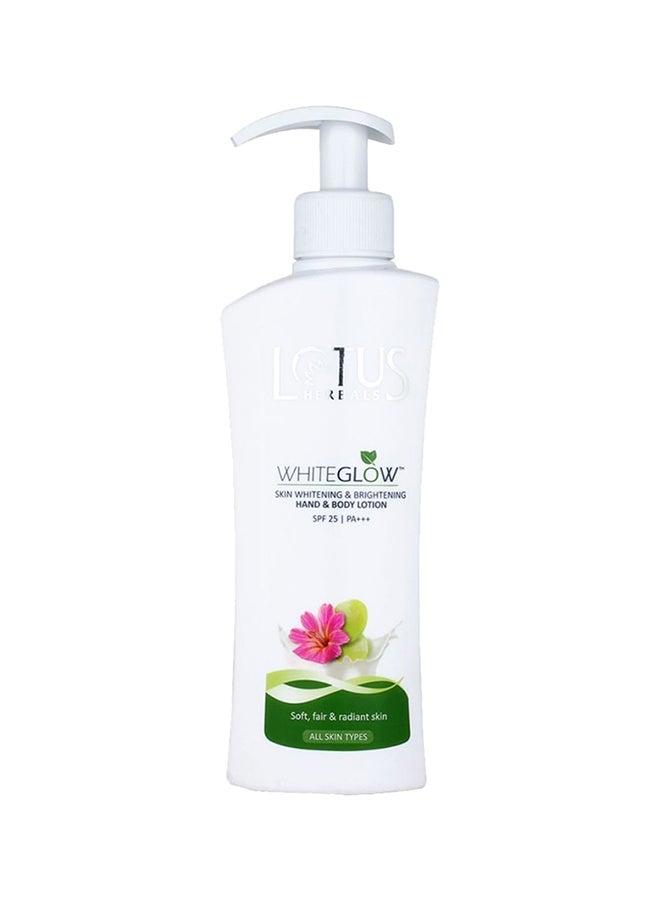 LOTUS HERBALS - White Glow Skin Whitening & Brightening Hand & Body Lotion 300ml - Image 1