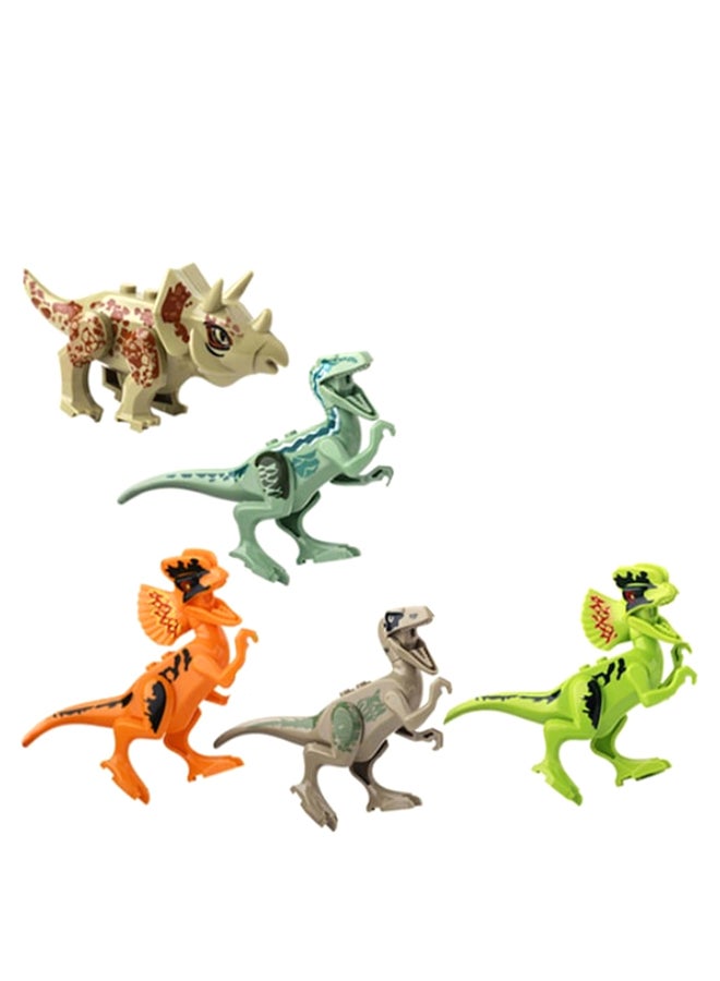 بيوينتي مجموعة مجسمات ديناصورات من العصر الجوراسي من 8 قطع 12.3x3x8.8سم - Image 2