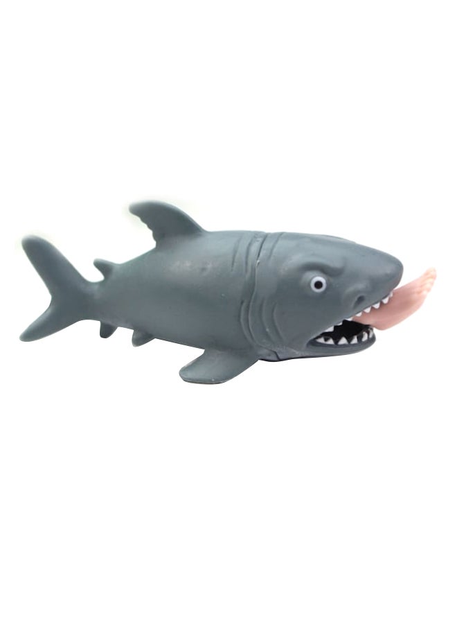 بيوينتي لعبة لينة بتصميم سمكة قرش تعض قدماً تعود إلى حجمها الطبيعي ببطء - Image 1