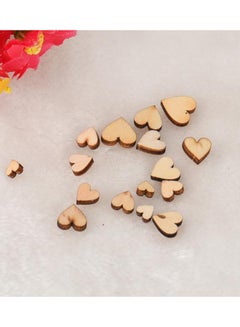Bluelans 100-Piece Heart Shape Table Scatter Beige  - Image 2