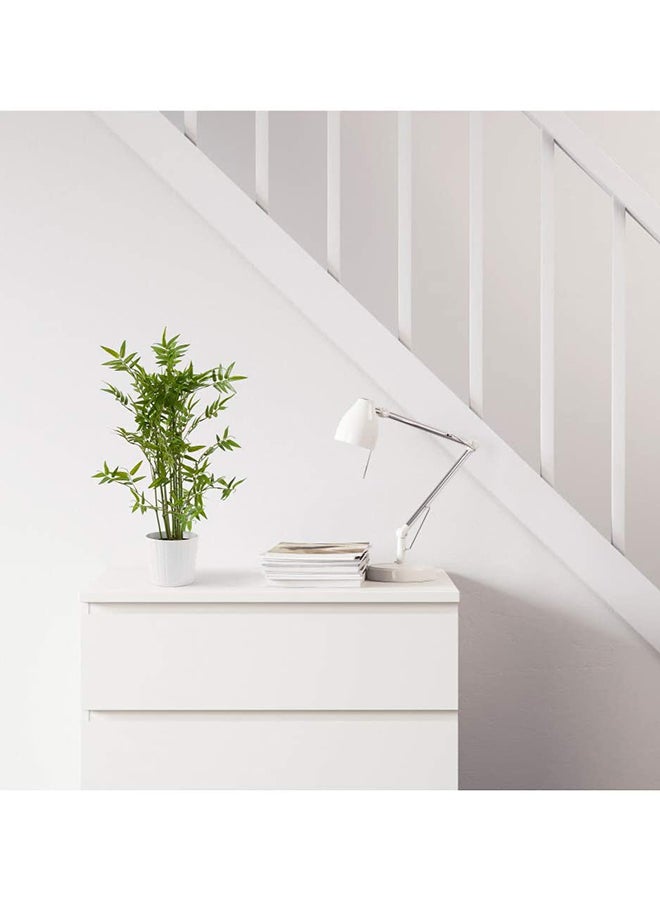 Artificial Potted Bamboo Plant Green/Black 63x12cm