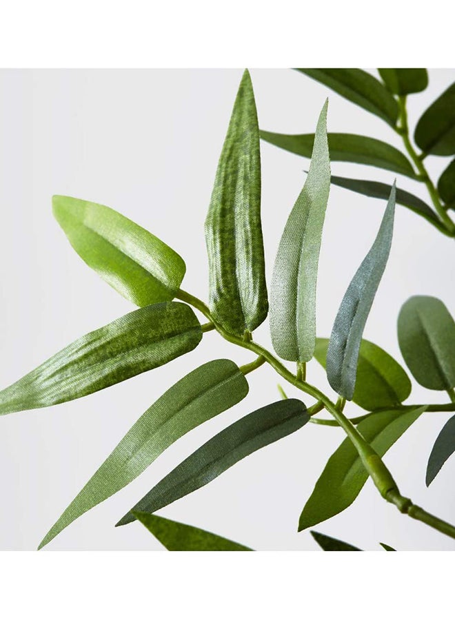 Artificial Potted Bamboo Plant Green/Black 63x12cm