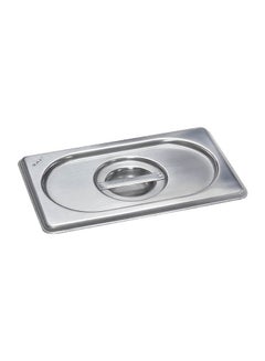RAJ Stainless Steel Gastronorm Pan GN Lid 1/9 Silver 17.6x10.8x1.9cm  - Image 3